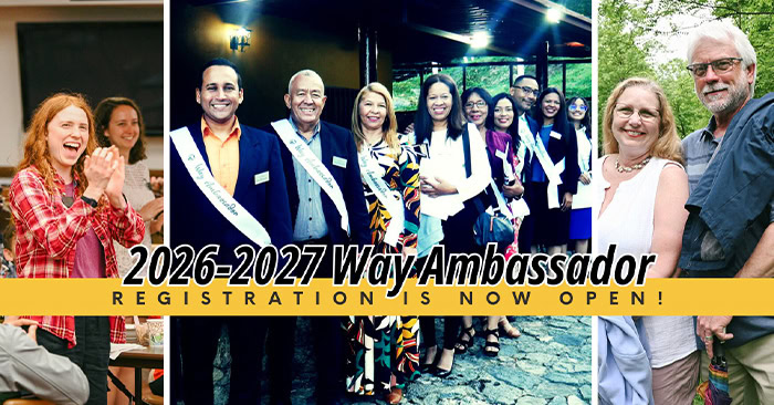 Way Ambassador Registration Opens October 26, 2025