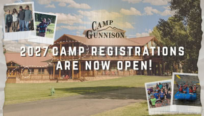 Registration Is Now Open for 2027 Camps at Camp Gunnison!